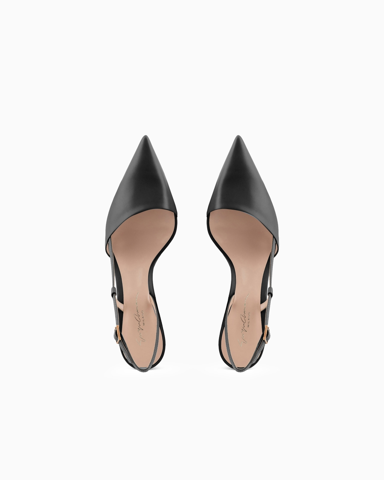 Leather slingbacks - 3
