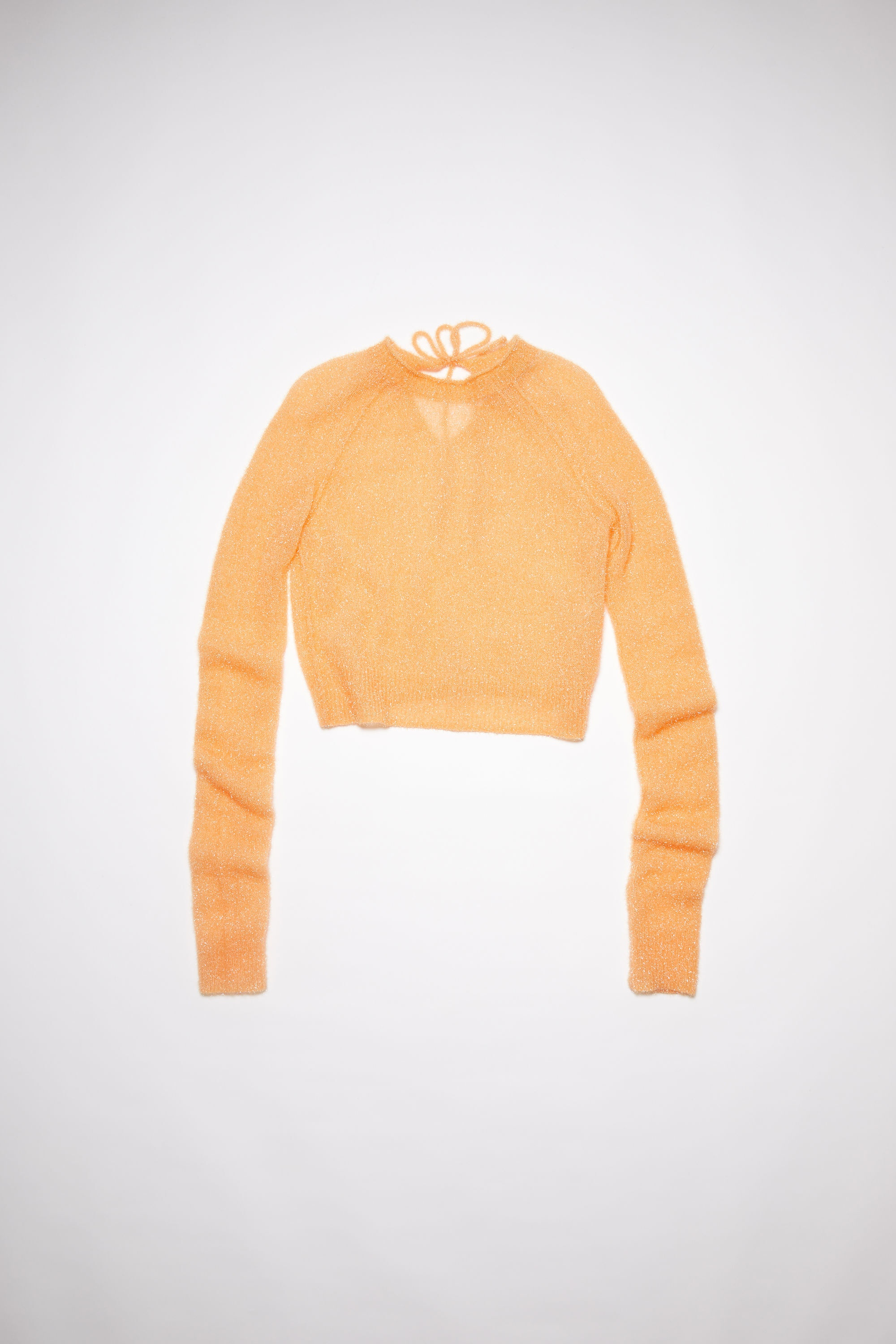 Crew neck jumper - Apricot orange - 1