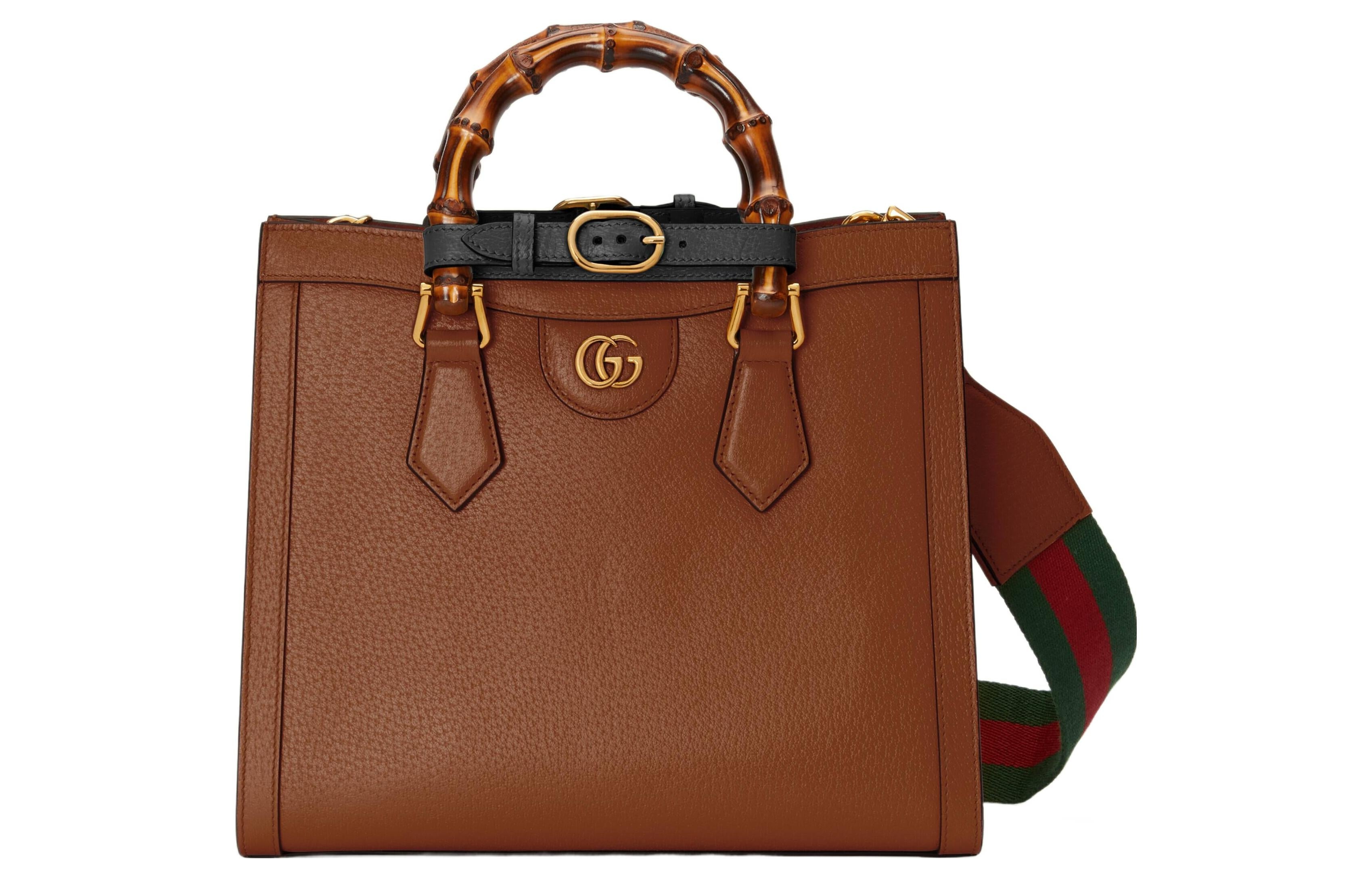 (WMNS) Gucci Diana Small Tote Bag 'Brown' 702721-U3ZDT-2185 - 2