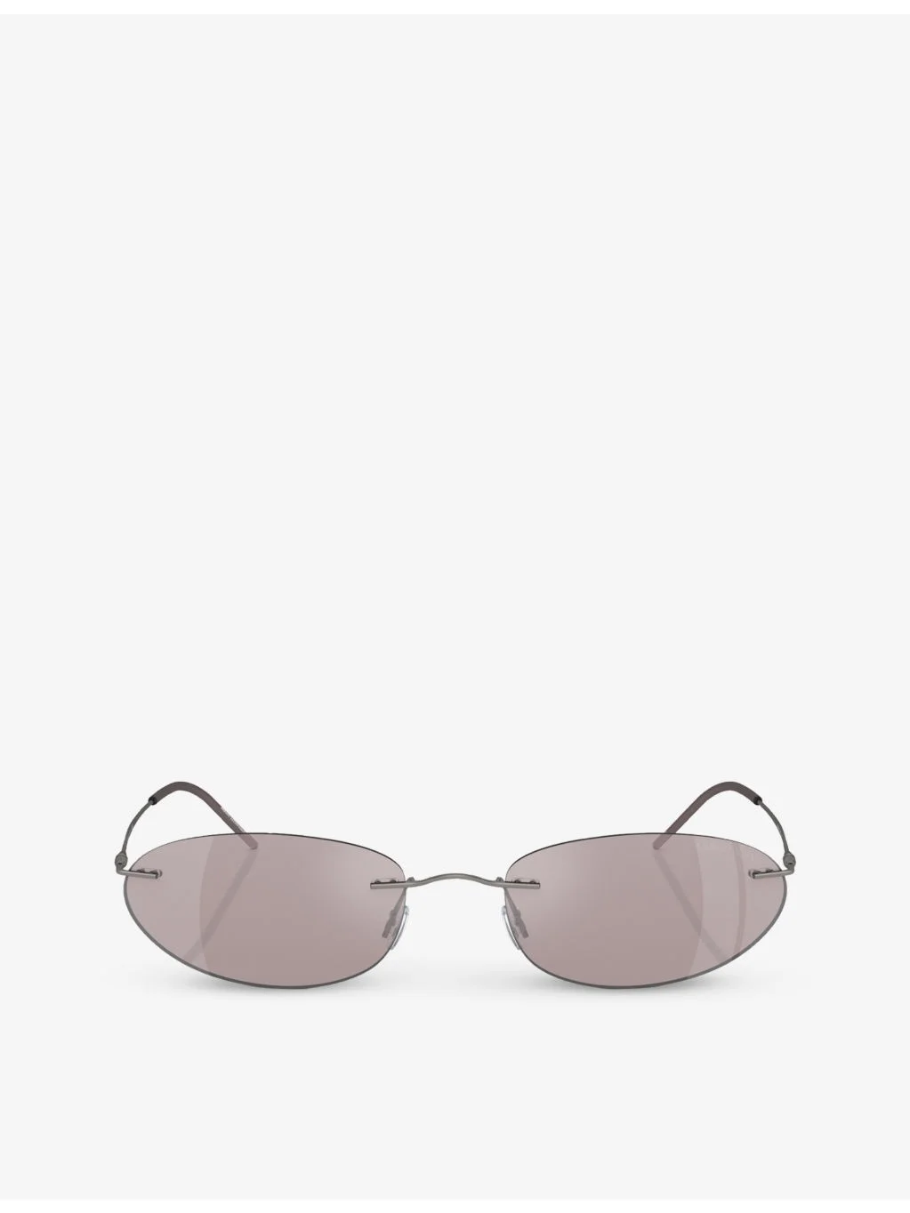 AR1508M oval-frame metal sunglasses - 1
