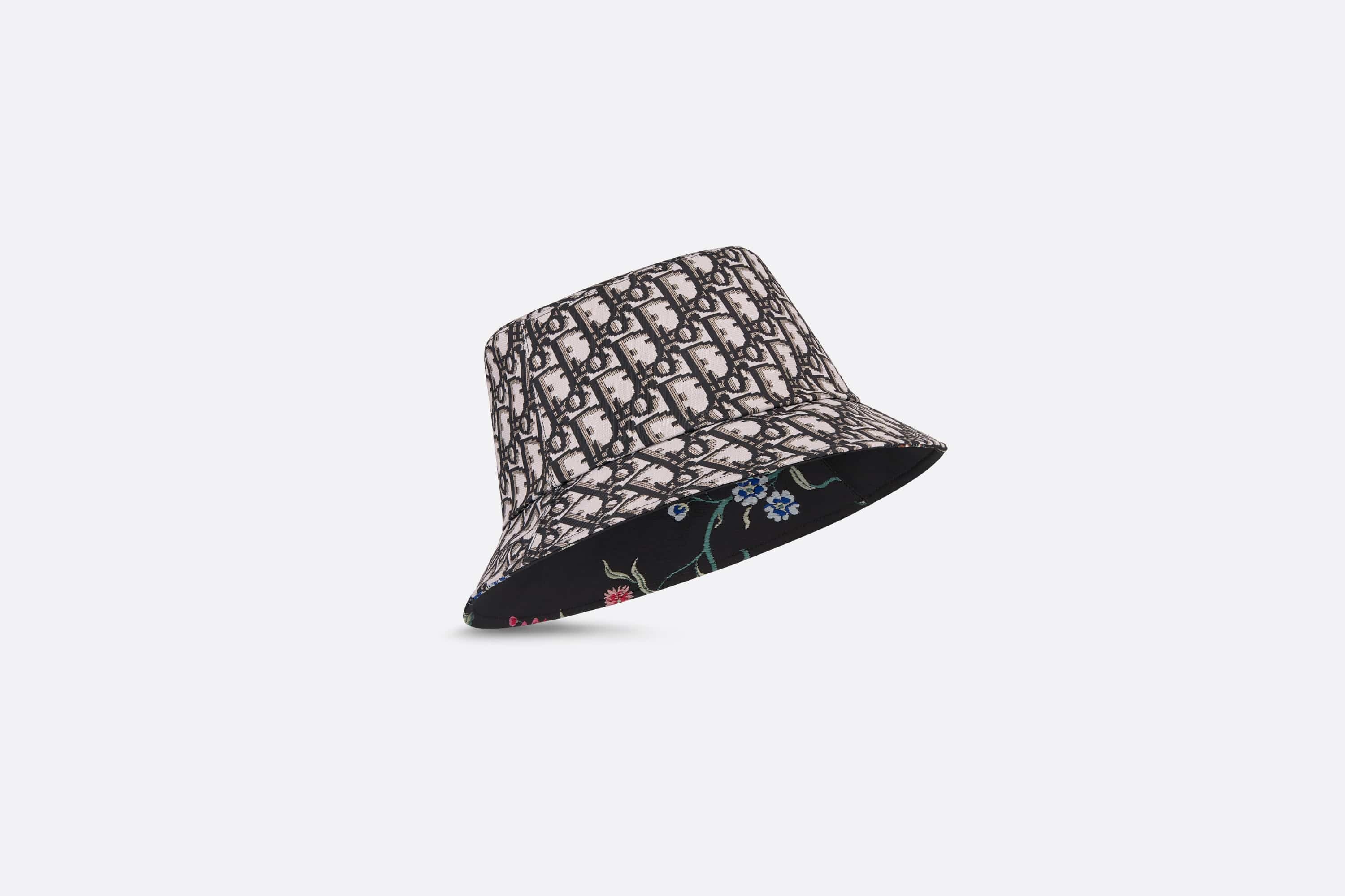 Teddy-D Dior Petites Fleurs Reversible Small Brim Bucket Hat - 9