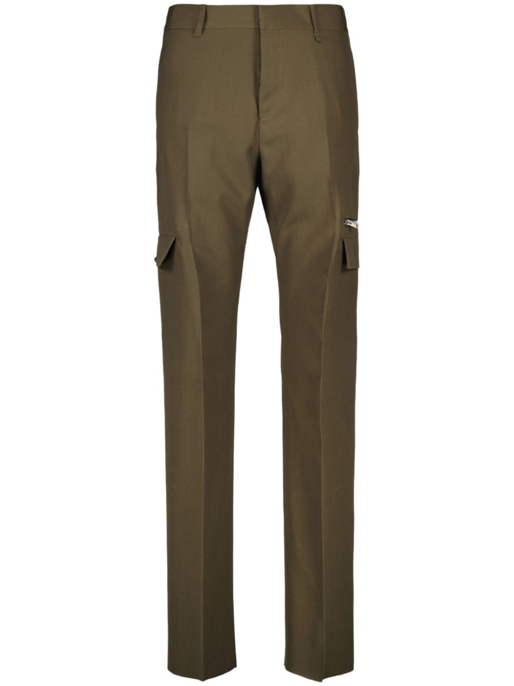 virgin wool cargo pants - 1