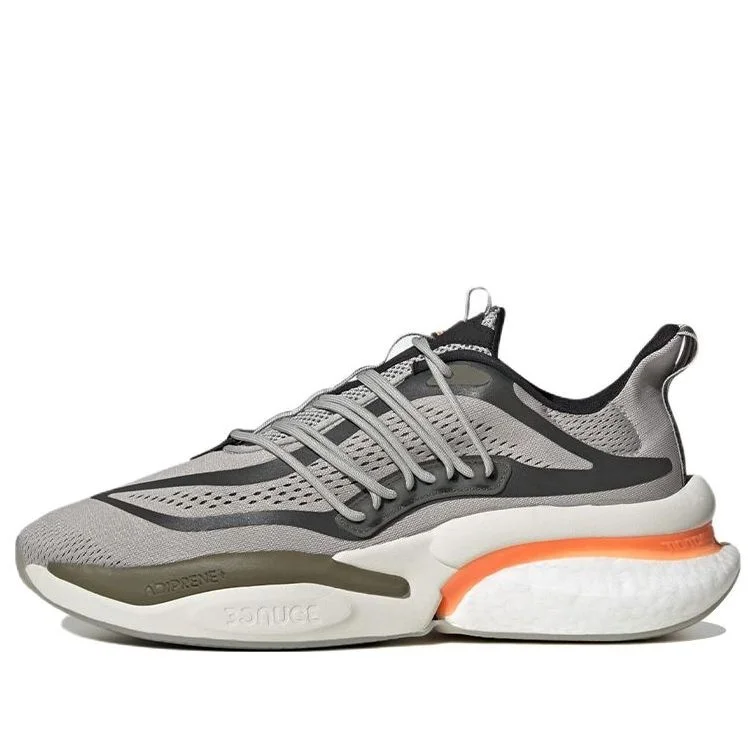 adidas Alphaboost V1 Shoes 'Metal Grey / Screaming Orange' HP2763 - 1