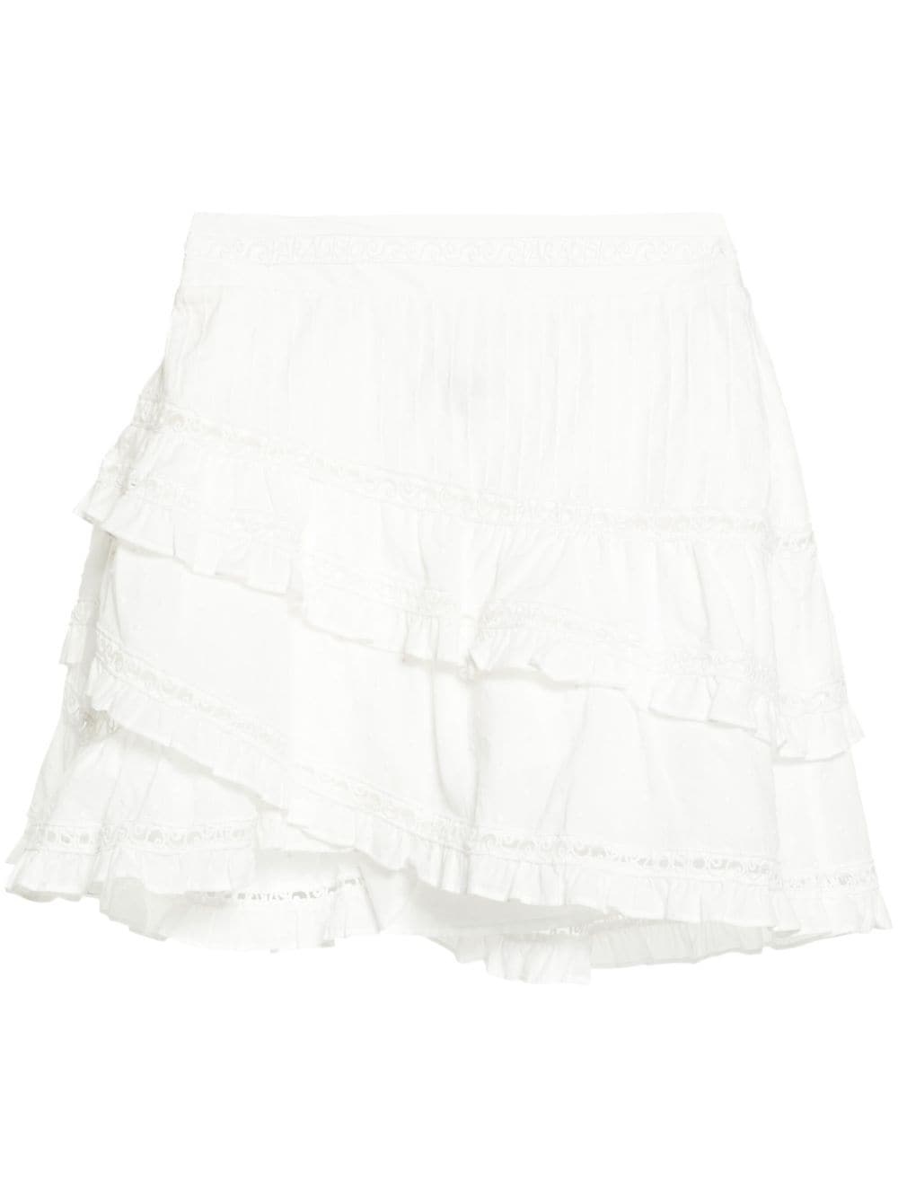 broderie-anglaise cotton shorts - 1