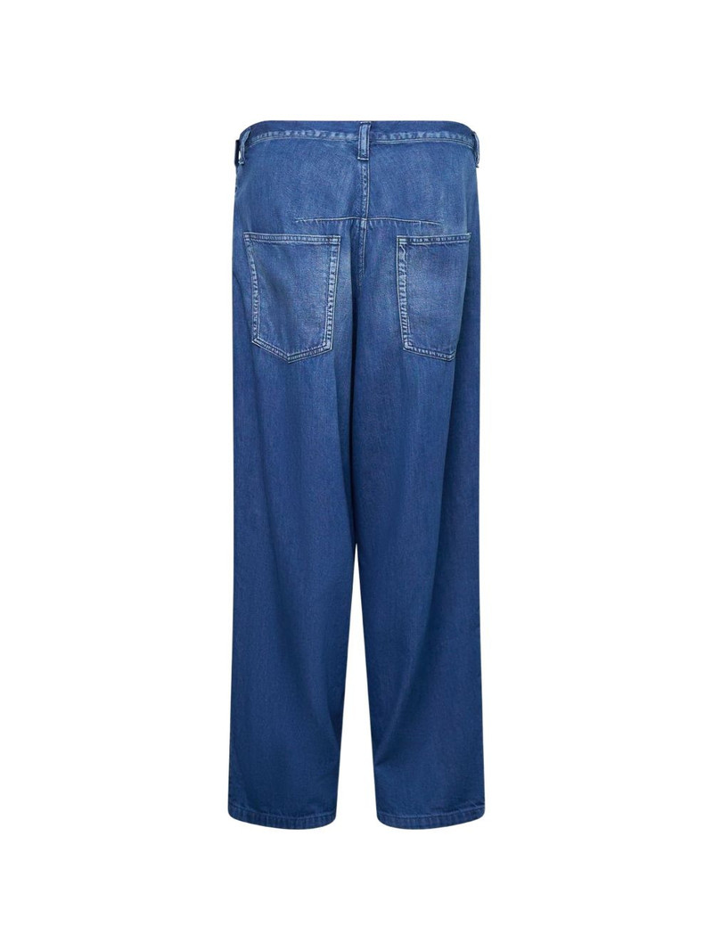 Y's faded-effect jeans outlook