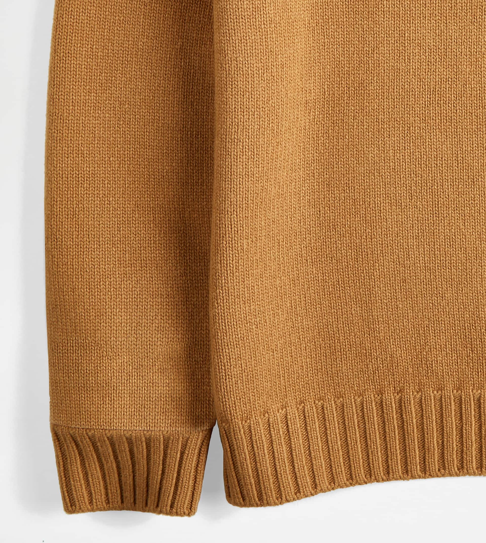 PULLOVER IN WOOL - BROWN - 3