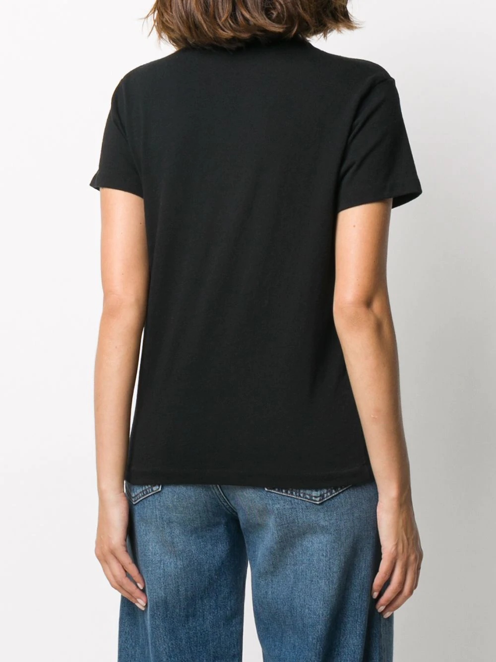 plain crew-neck T-shirt - 4