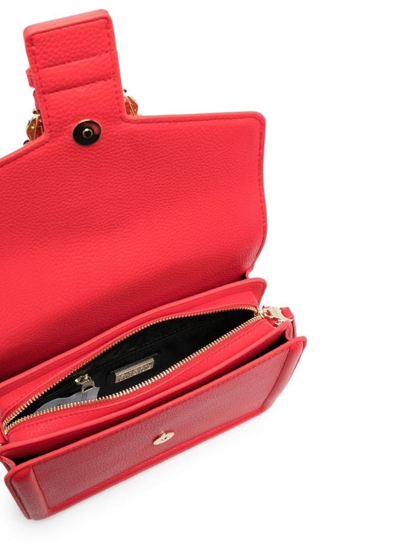 logo-buckle satchel bag - 9