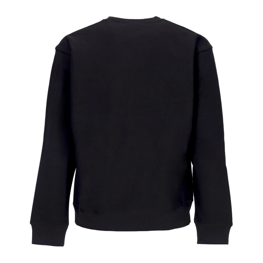 SCRIPT CREWNECK SWEATSHIRT BLACK - 2