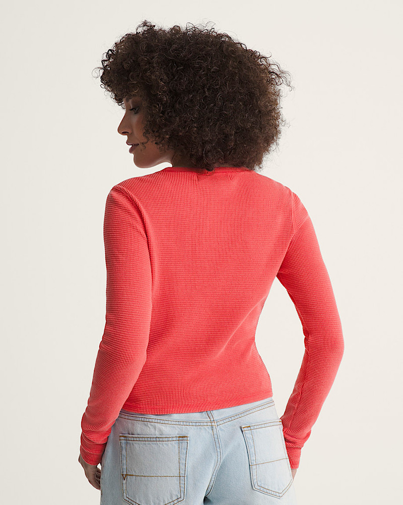 Teri Waffle Long Sleeve Shirt 4