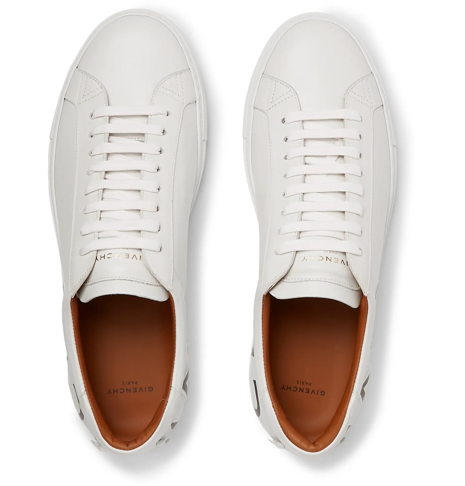 Urban Street Logo-Embossed Leather Sneakers - 8