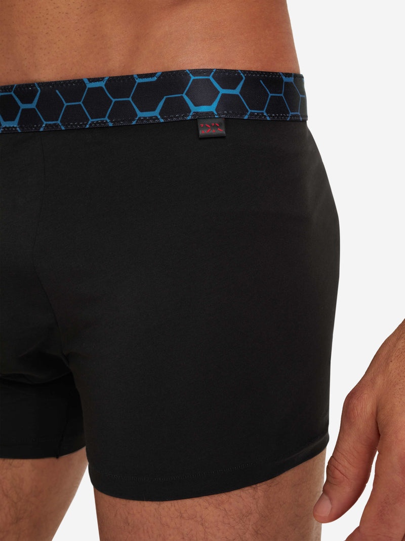 Men's Boxer Briefs Band 53 Pima Cotton Stretch Black - 6