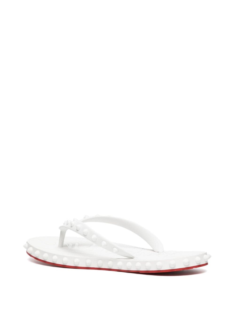 Super Loubi spike-embellished flip-flops - 3