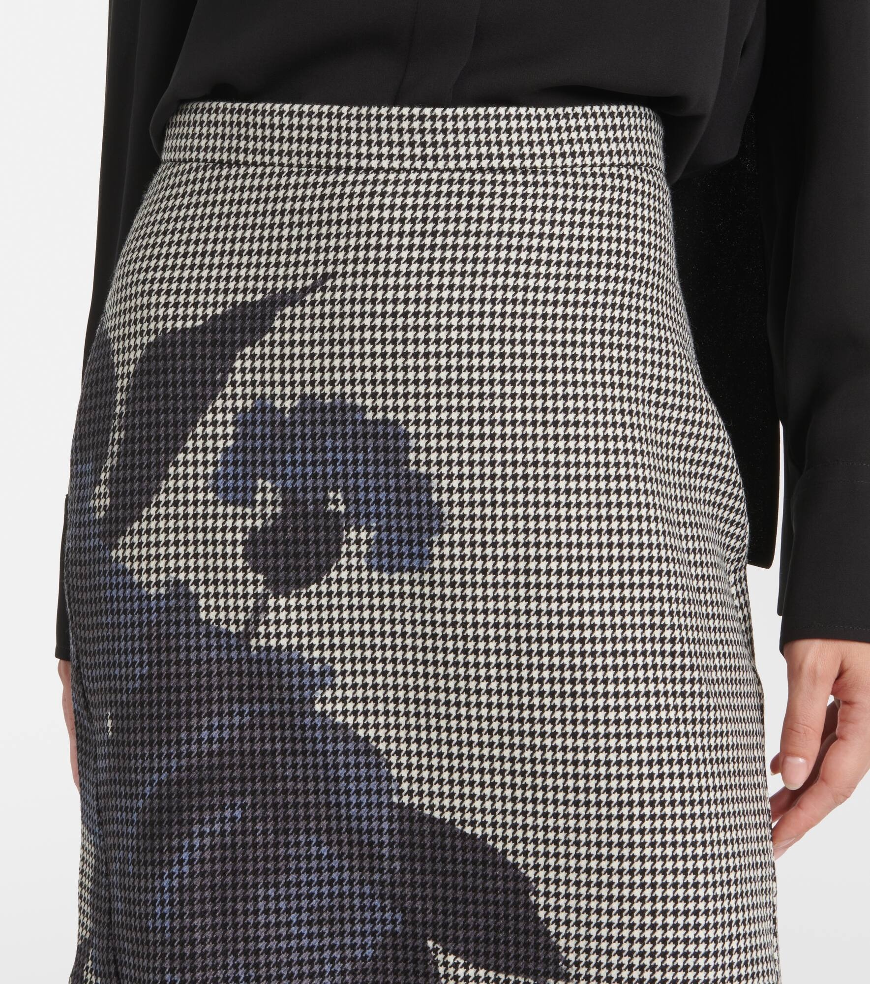 Wool pencil skirt - 4