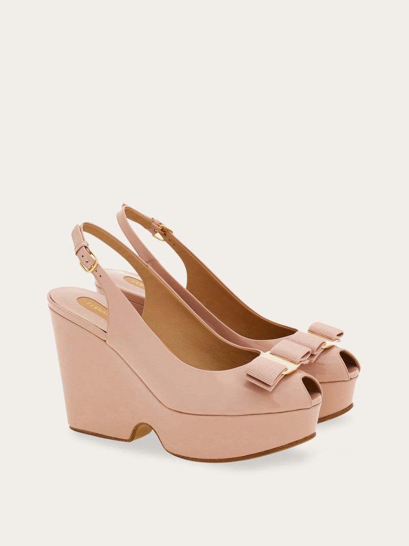 Vara bow platform sandal 5