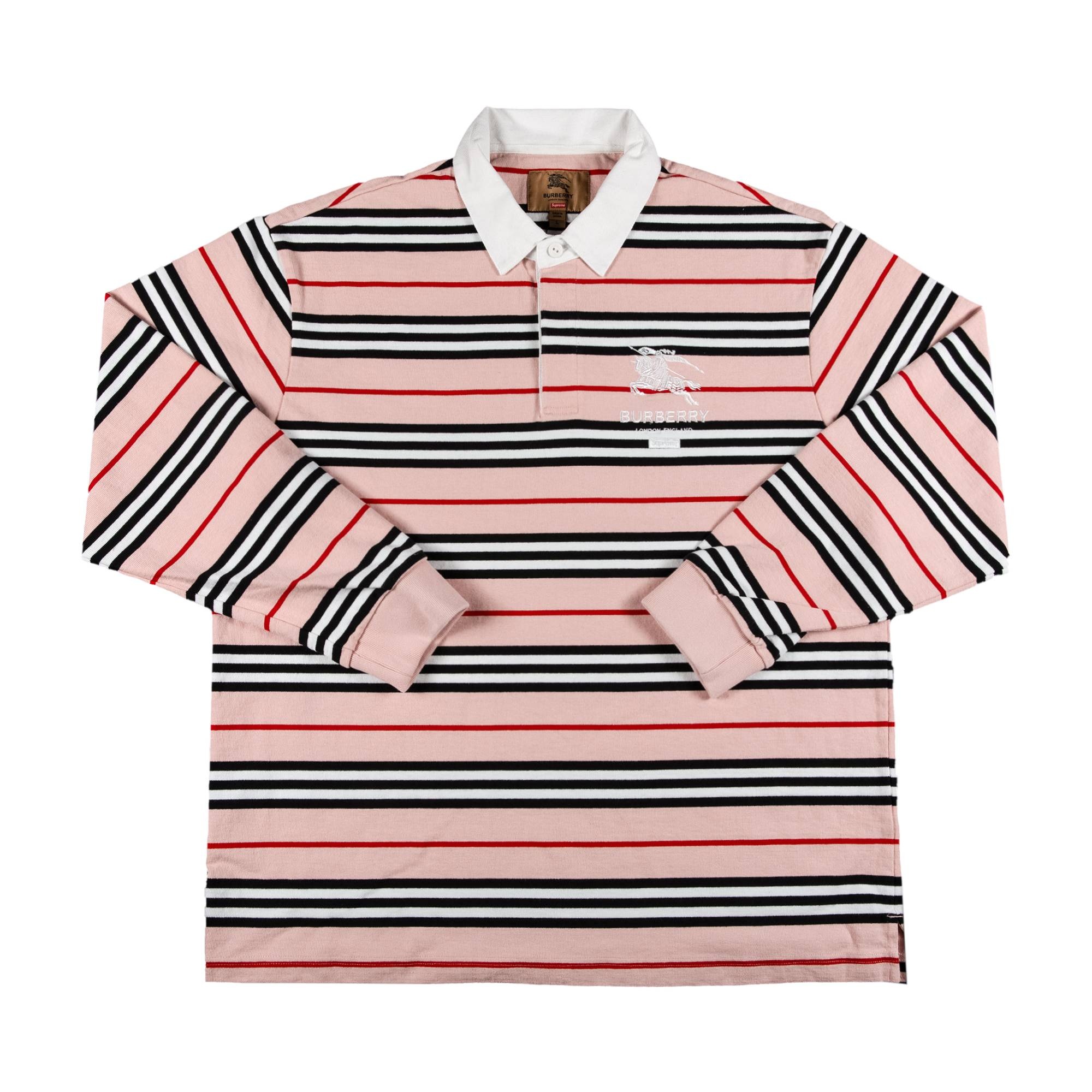 Supreme x Burberry Rugby 'Pink' - 1