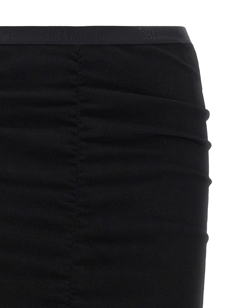 logo-waistband midi skirt 3