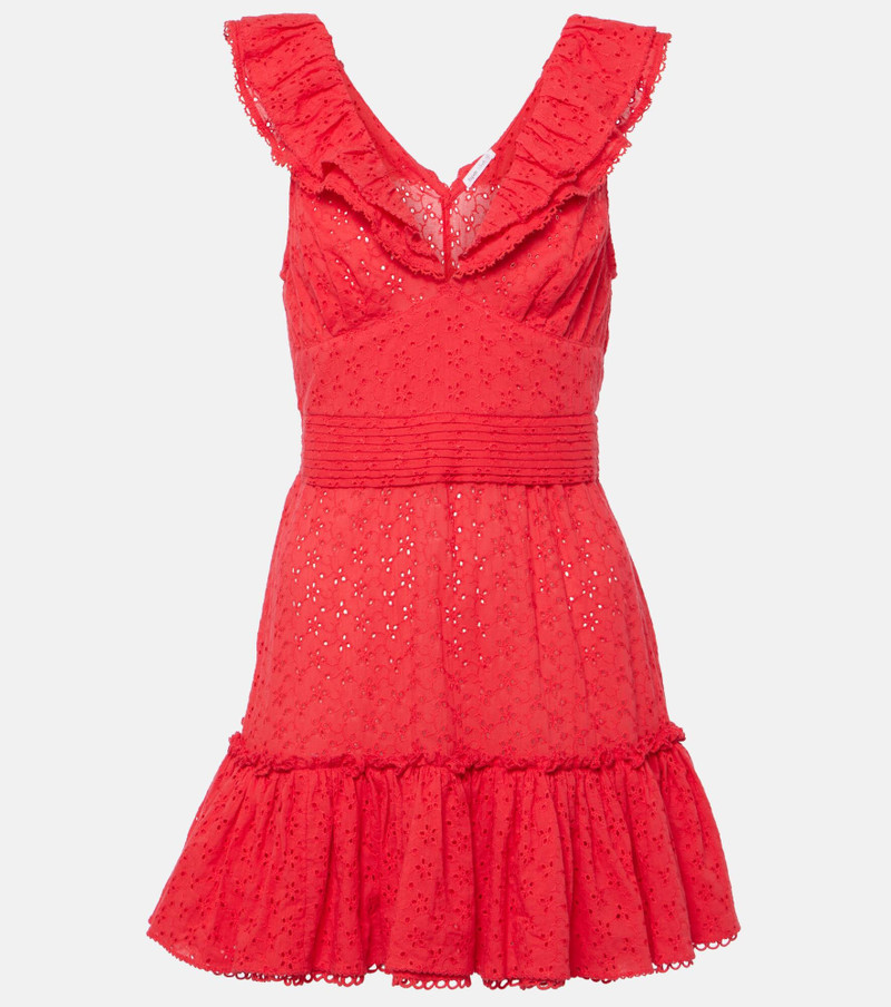 Bruna ruffled cotton minidress - 1