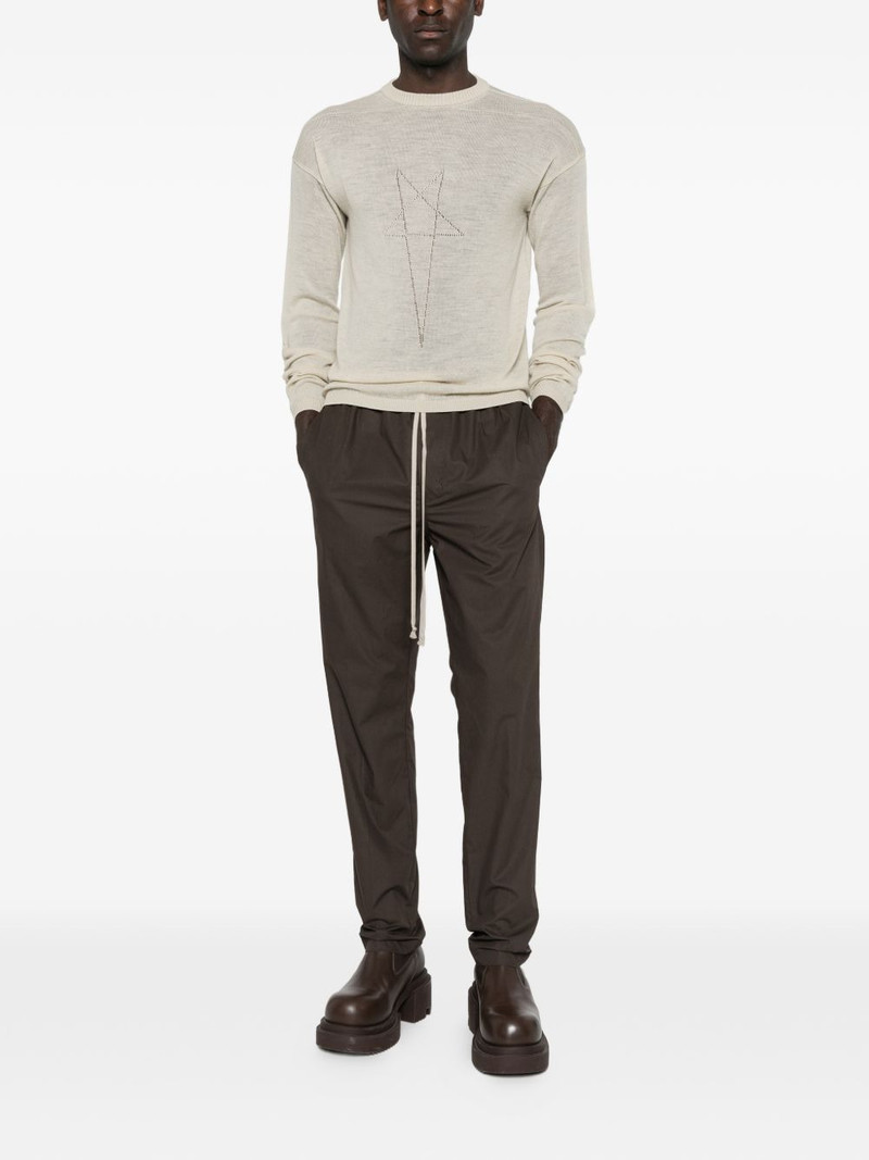 Rick Owens star-print sweater outlook