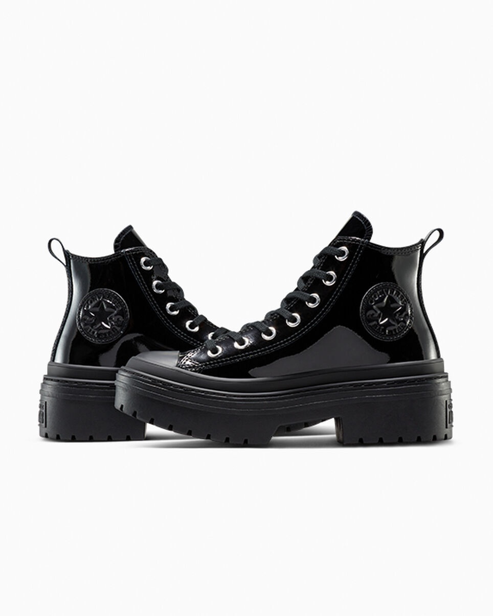 Chuck Taylor All Star Lugged Heel Platform Patent Leather - 6