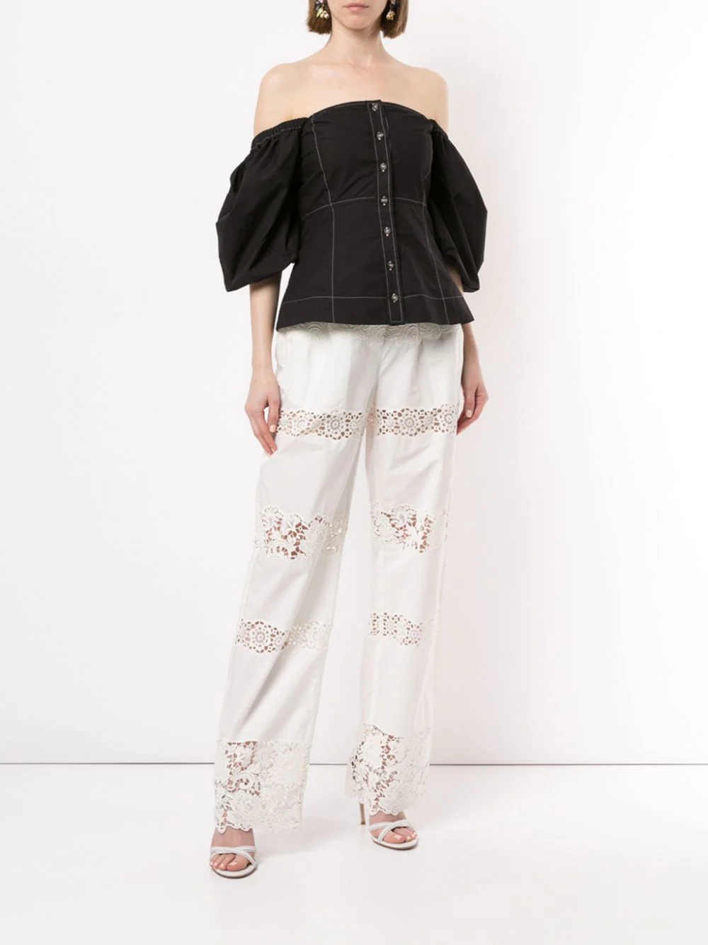 embroidered trousers - 2