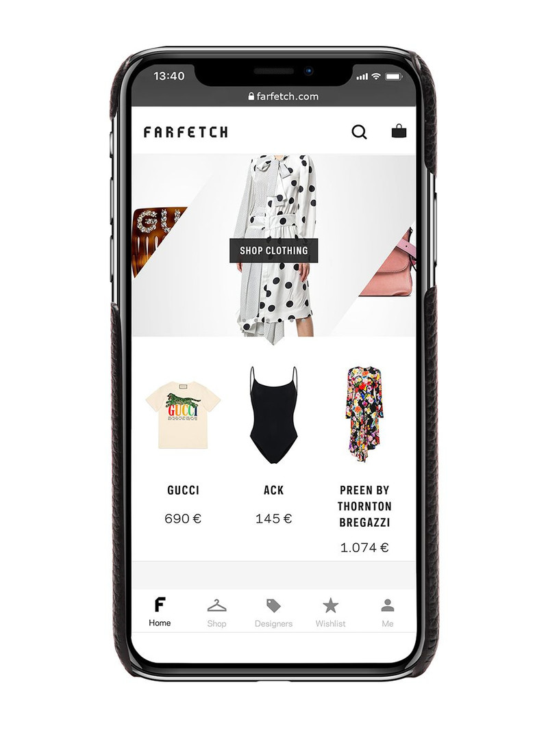 Christian Louboutin spike iPhone X/XS case outlook