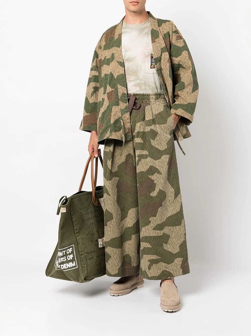 Camo Rude Buggy wide-leg trousers - 2