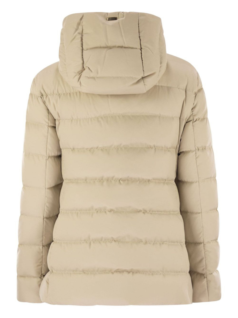 Herno hooded quilted jacket outlook
