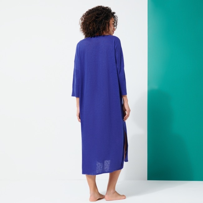 Women Linen Dress Solid - 4