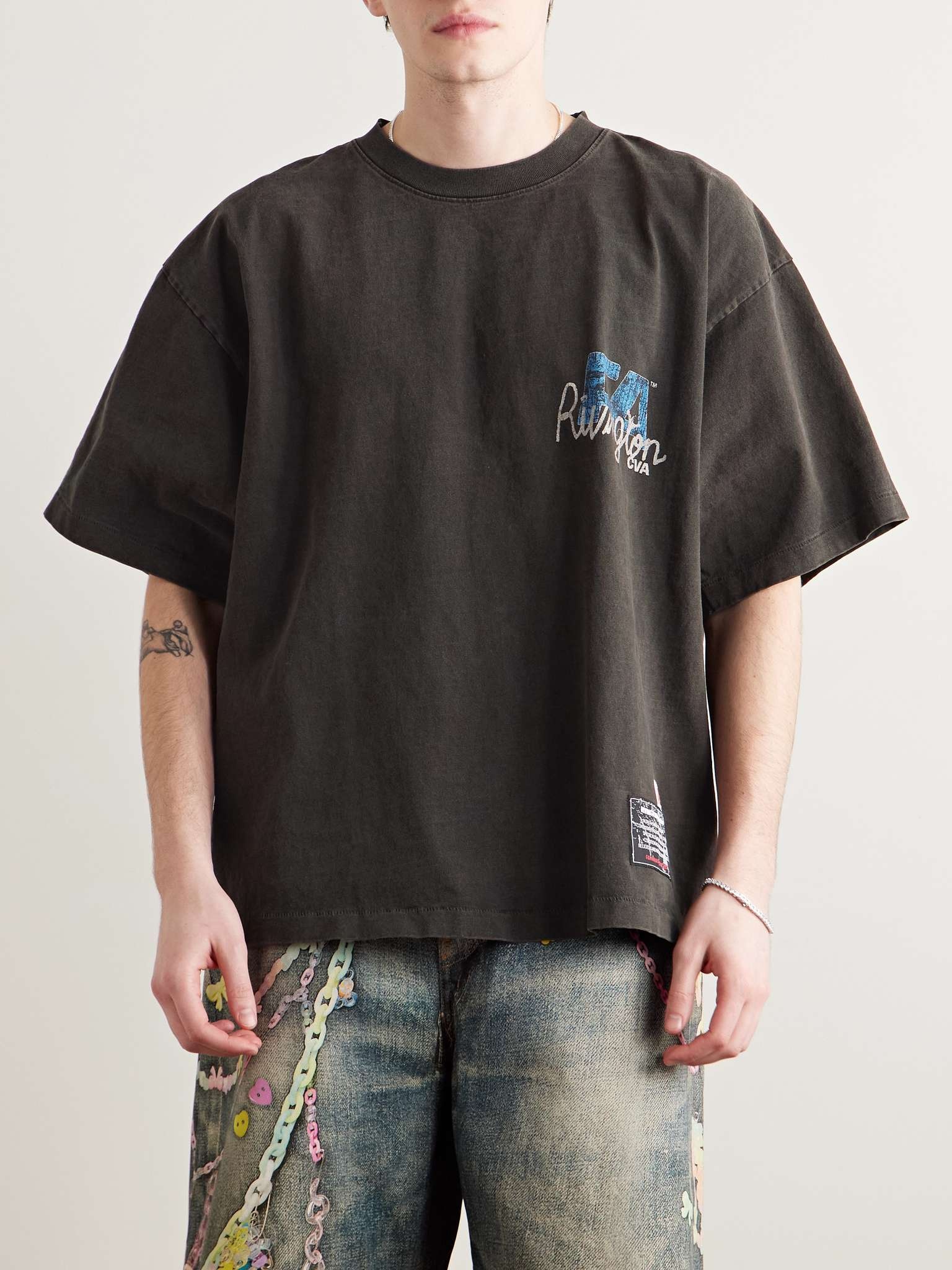 Mansion Printed Cotton-Jersey T-Shirt - 3