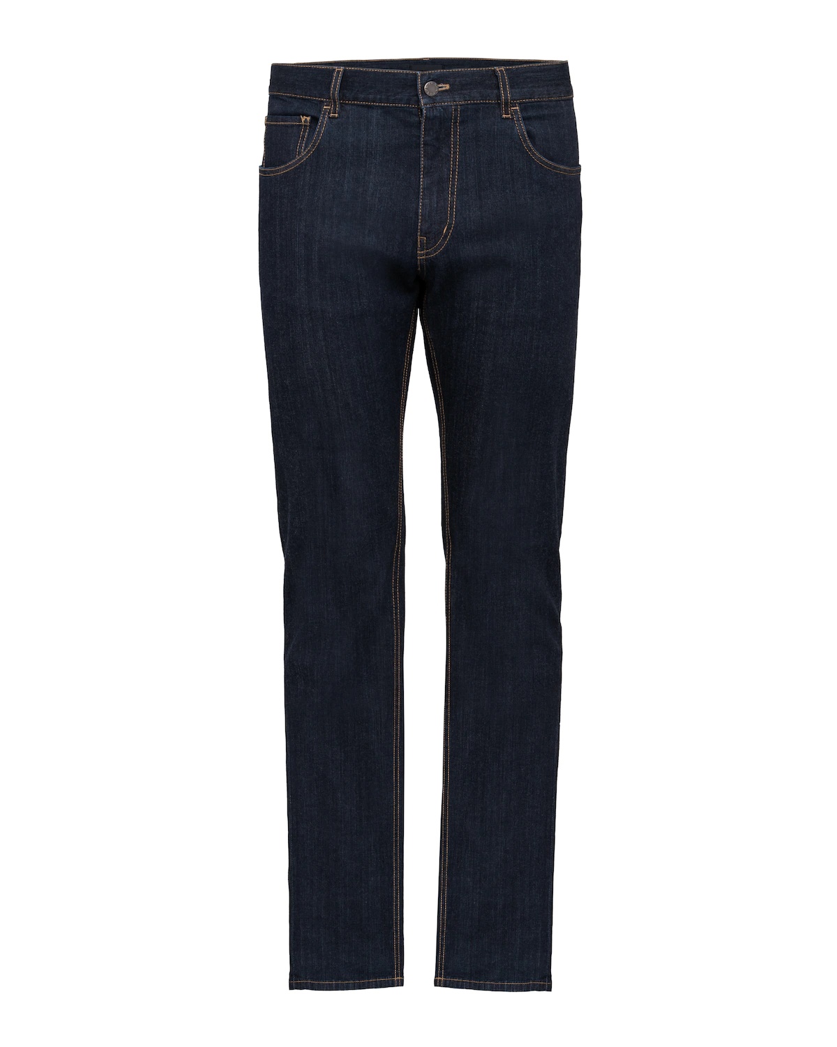 Tapered-fit stretch-denim trousers - 1