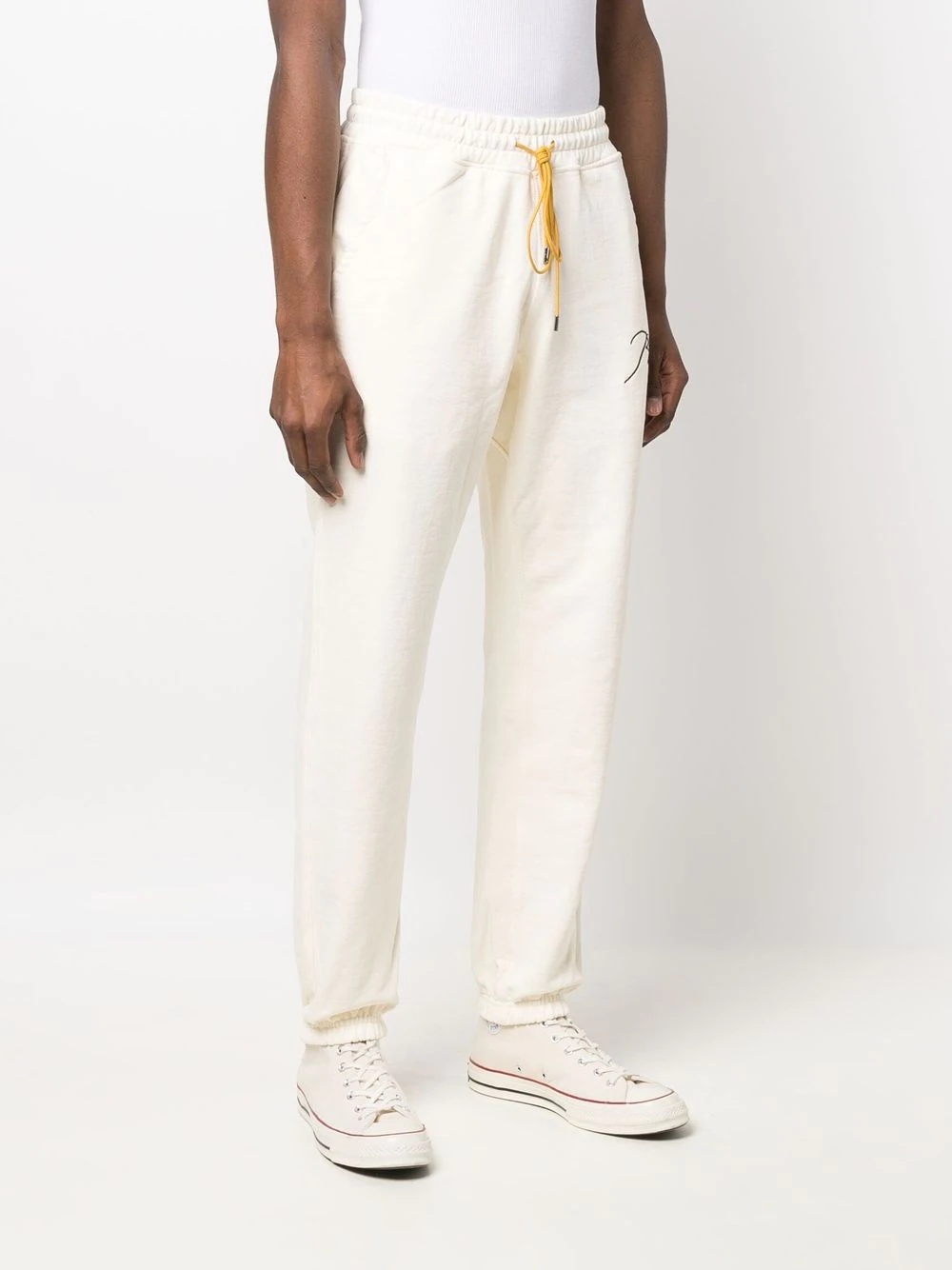 logo-embroidered track pants - 3