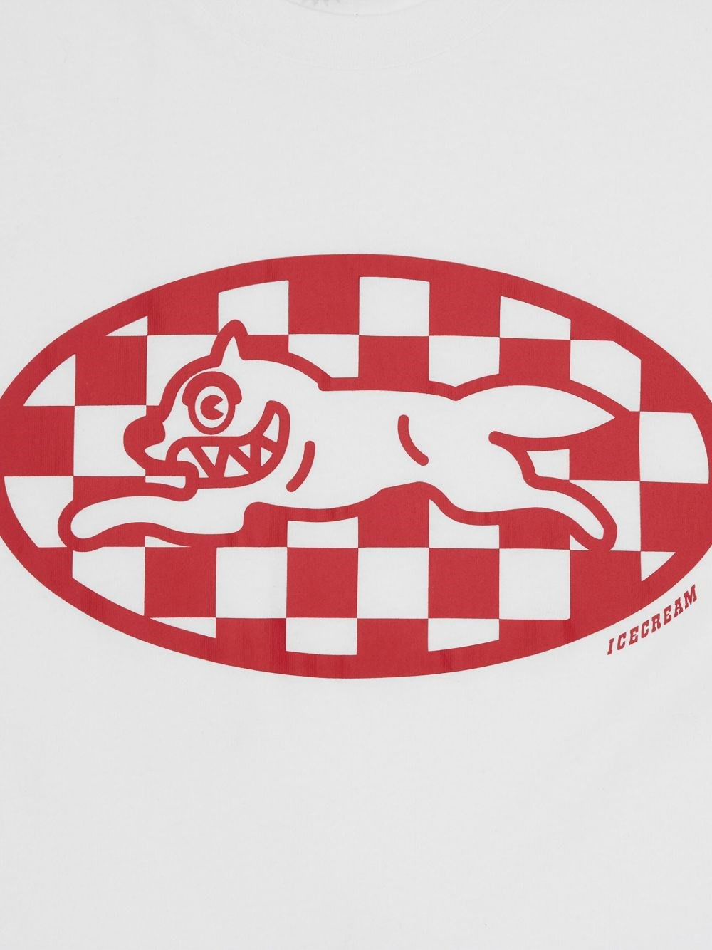 Checker running dog t-shirt - 2