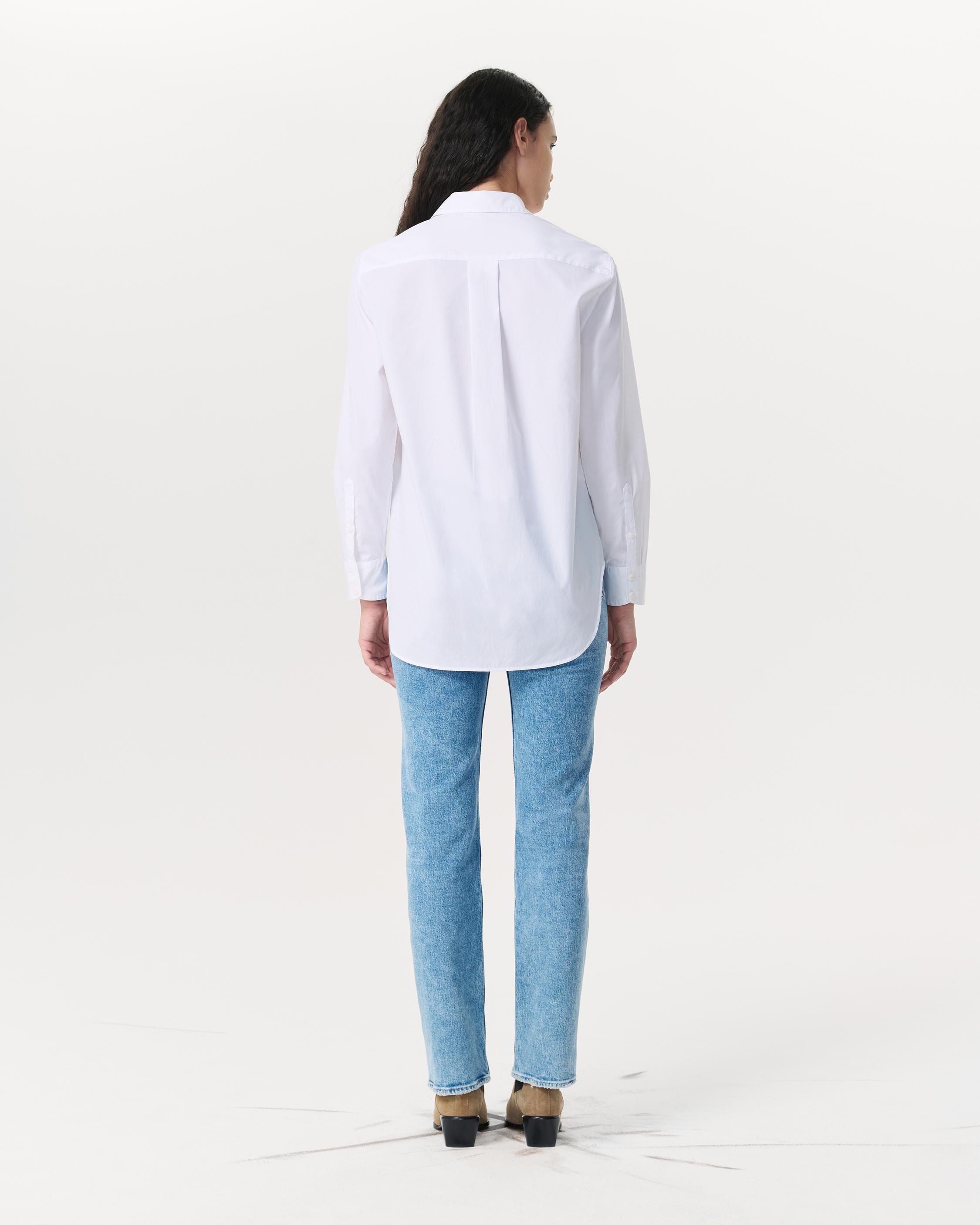 Maxine Cotton Poplin Shirt
Classic Fit Button Down - 5