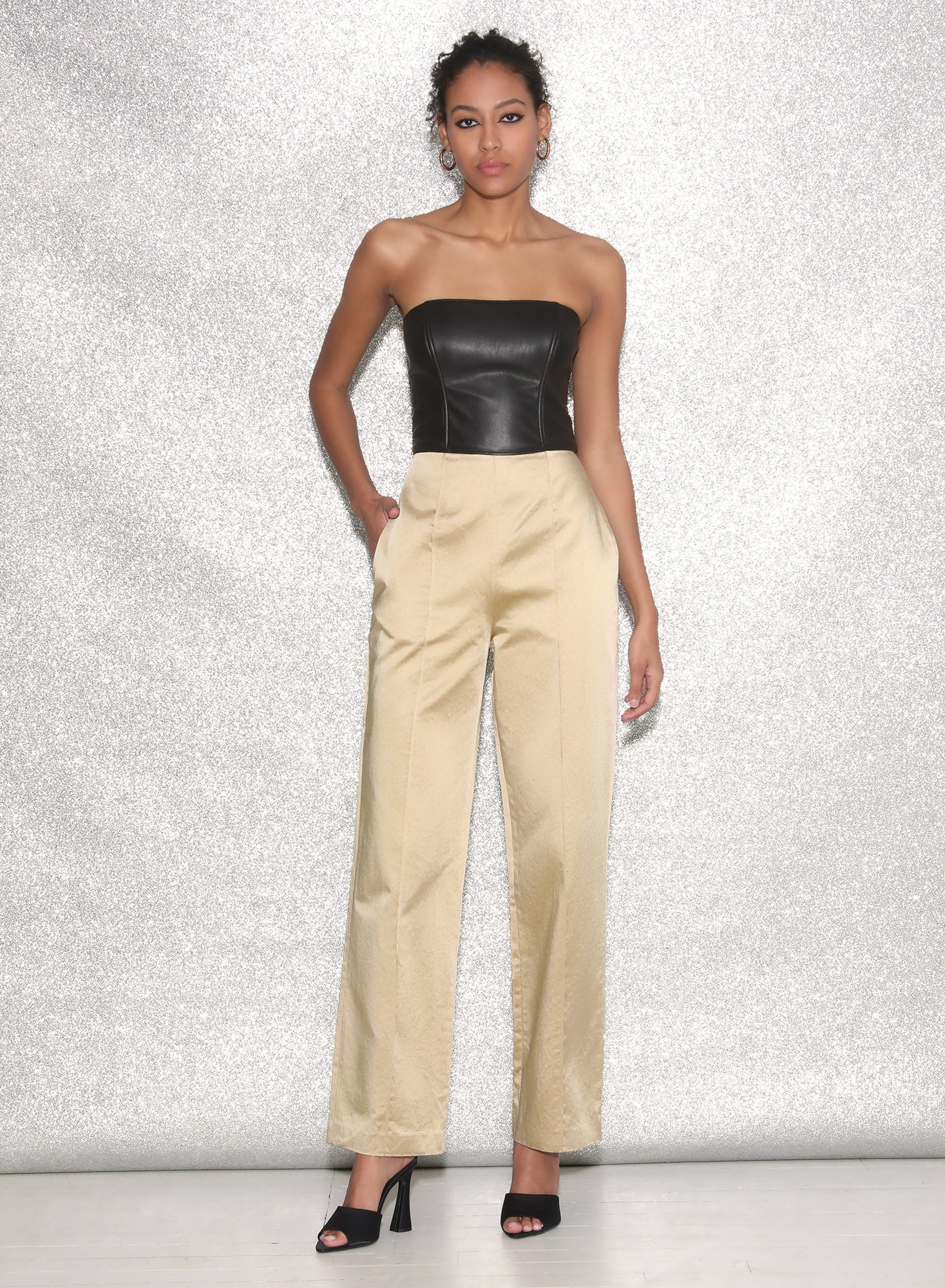 Strapless Tailored Jumpsuit - 4