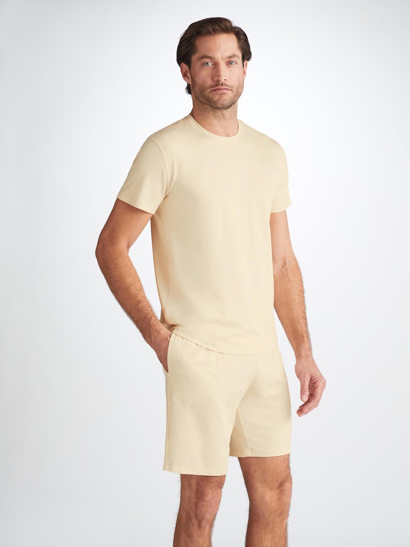 Men's Lounge Shorts Basel Micro Modal Stretch Ecru - 3