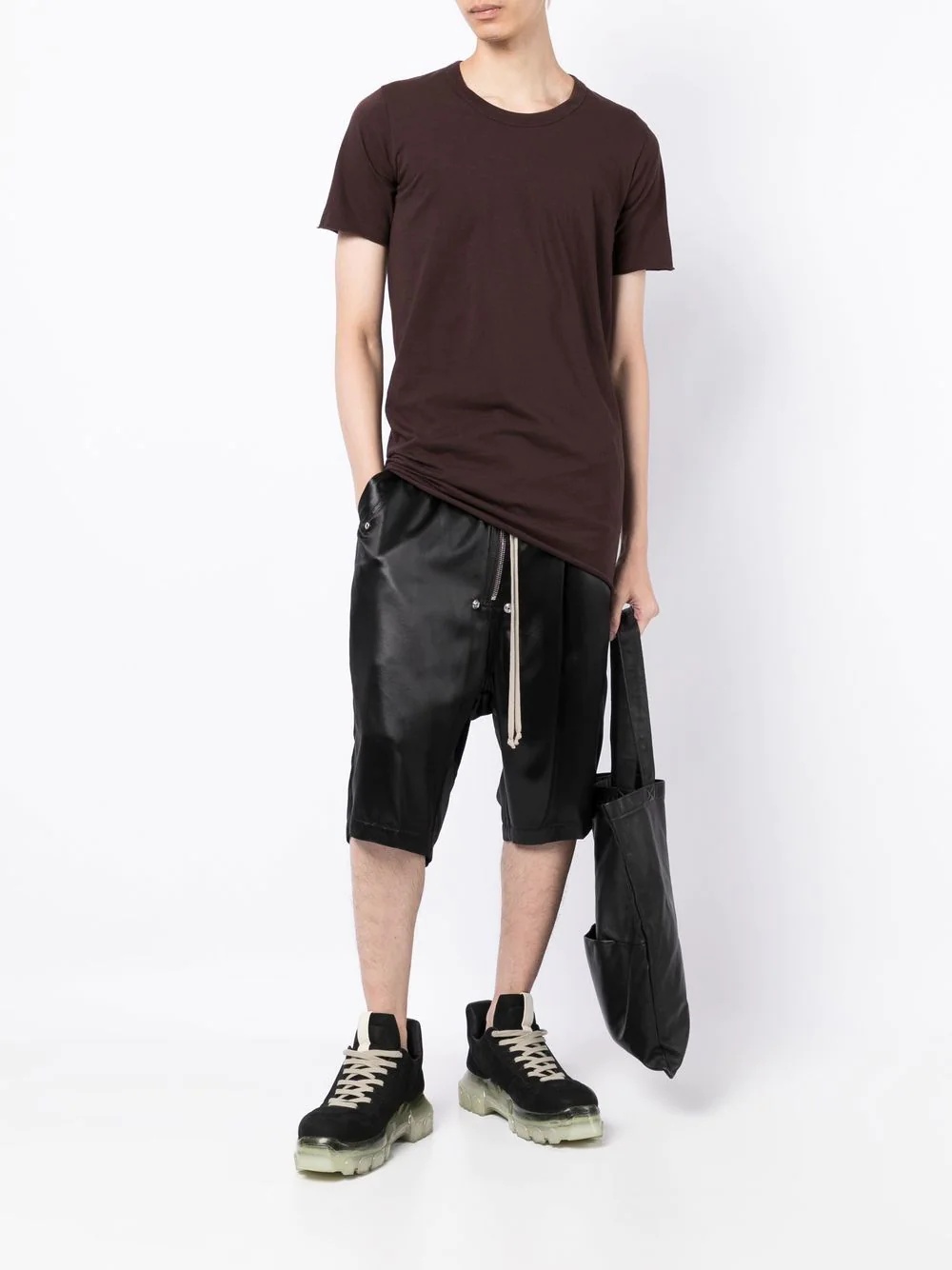 longline cotton T-shirt - 2