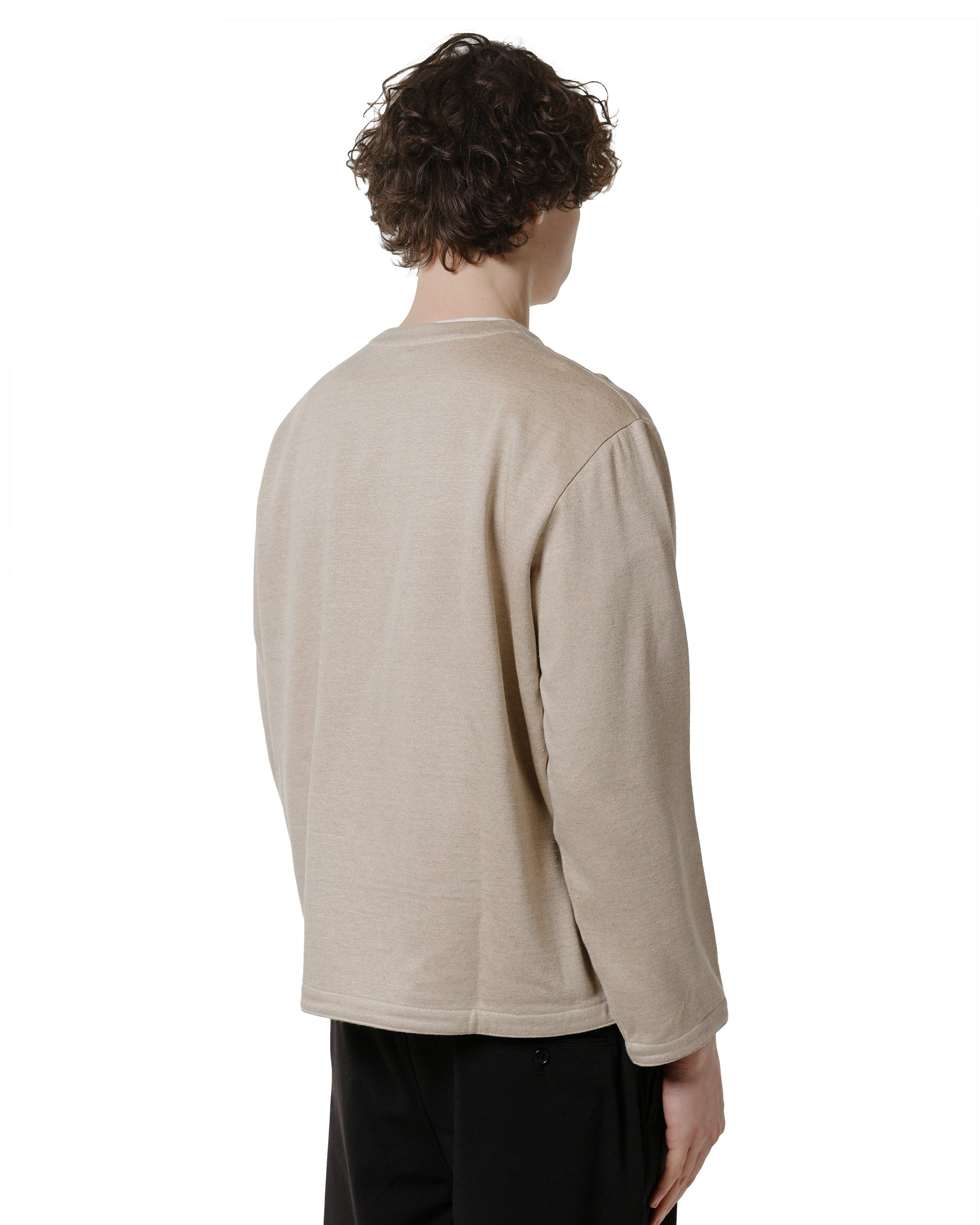V Neck Sweater Natural - 3