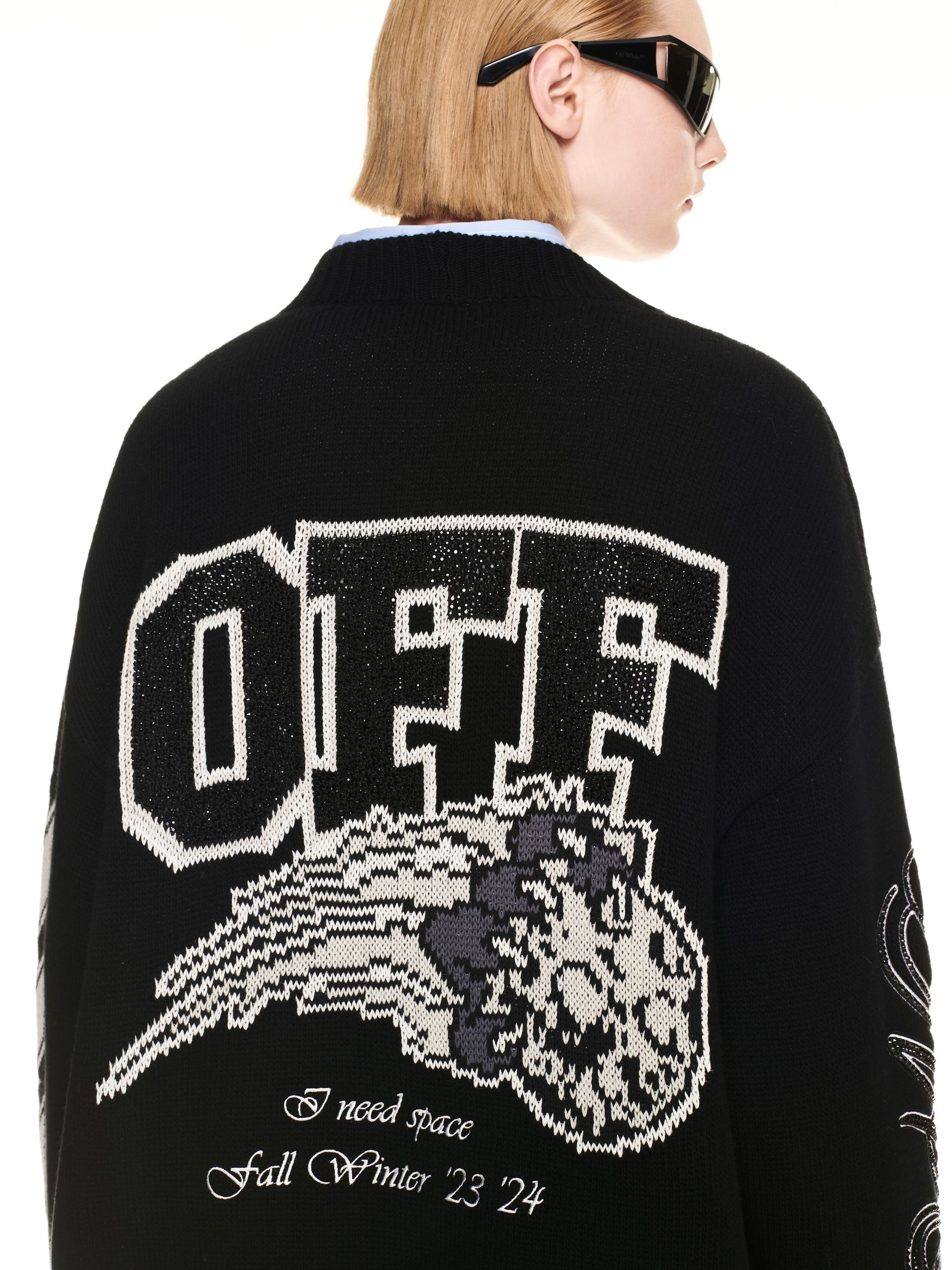Varsity Bling Cardigan - 5