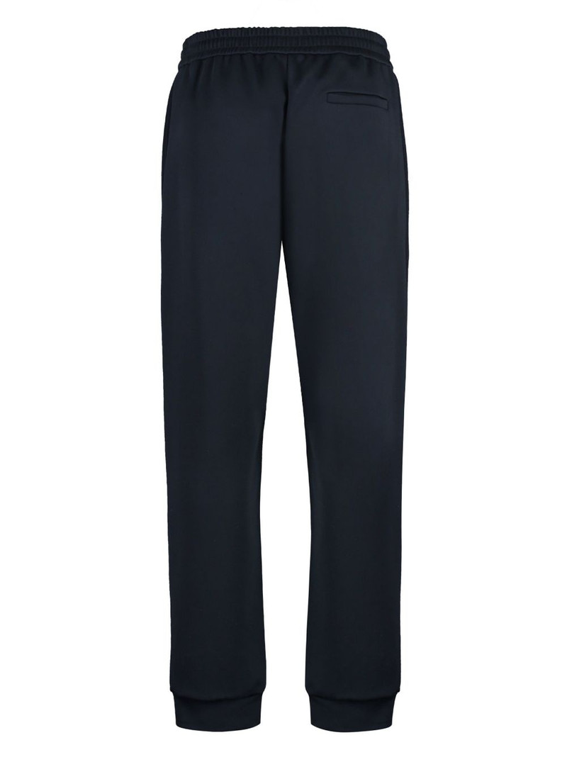 GIORGIO ARMANI logo-print straight-leg trousers outlook