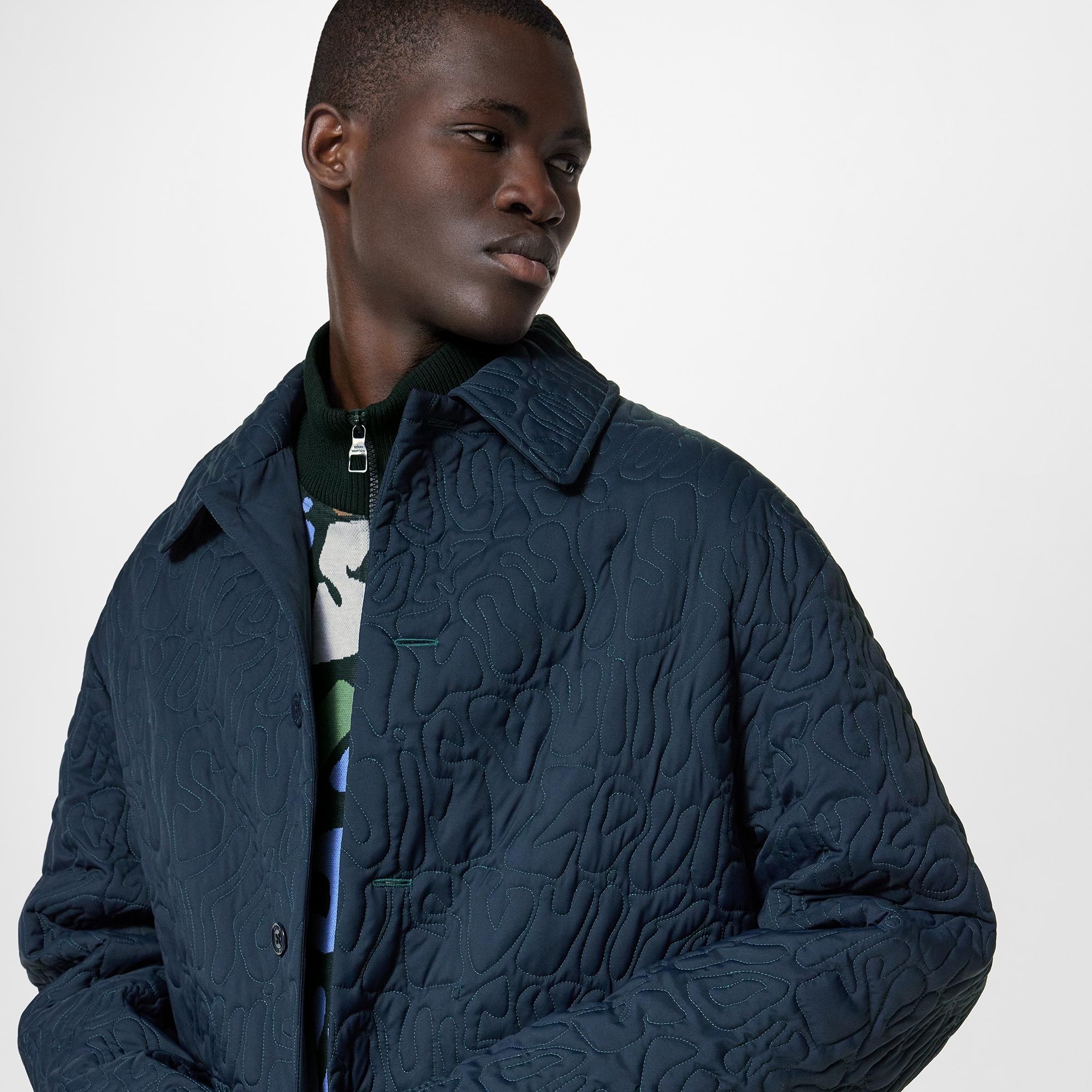 LV Graphic Light Padded Coat - 4