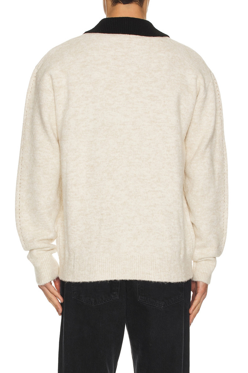 We11done Brushed Contrast Knit Top outlook
