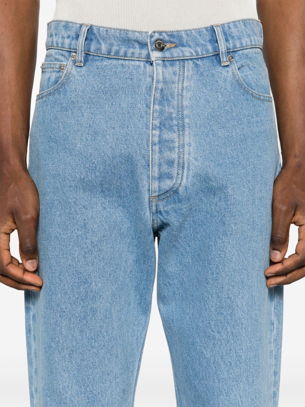 mid-rise bootcut jeans - 5