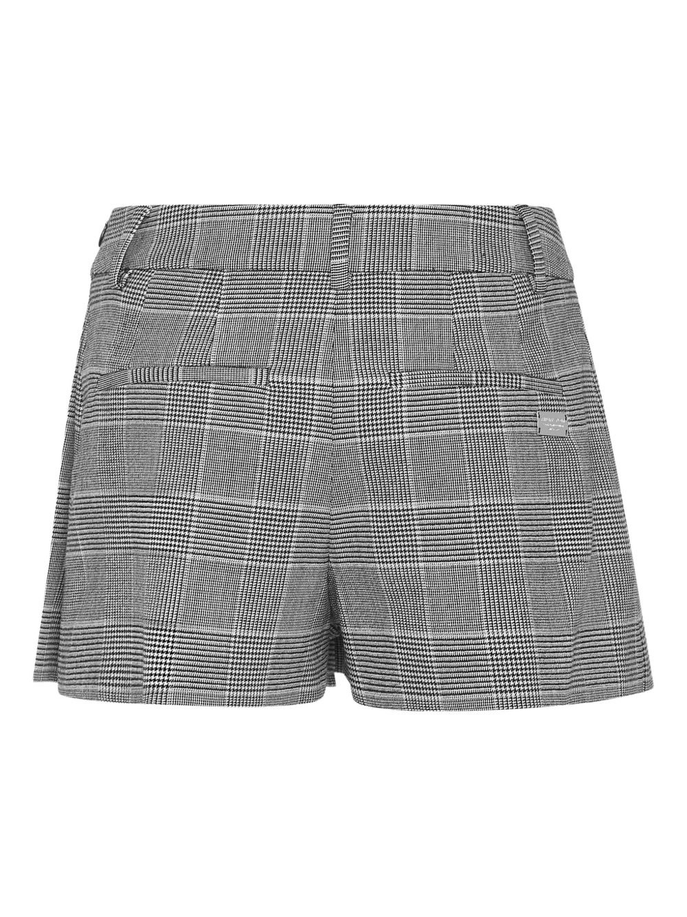 check-pattern skort - 2