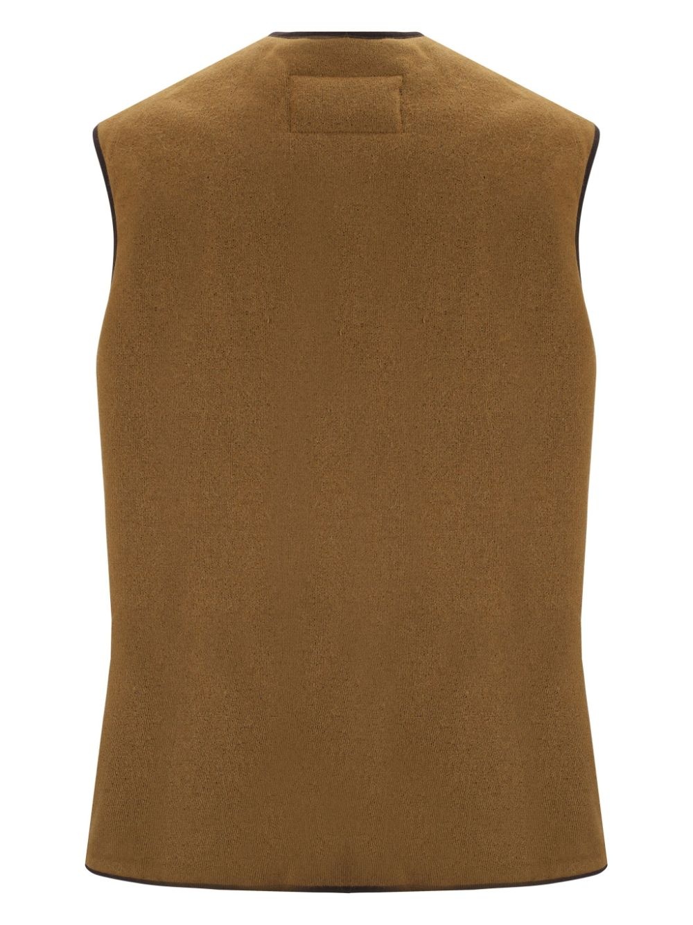 bicolour zipped gilet - 2