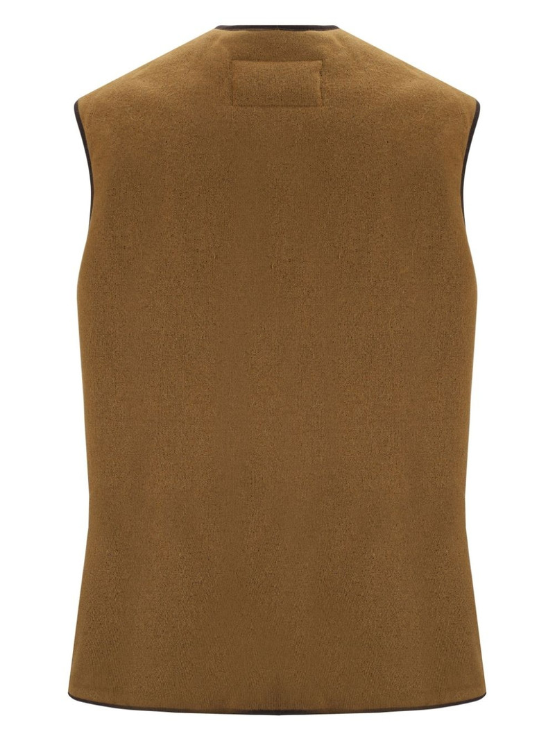 Barbour bicolour zipped gilet outlook