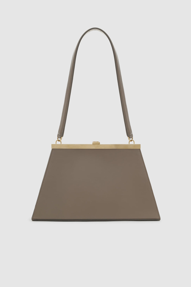Anine Bag Smooth Leather - Taupe 3