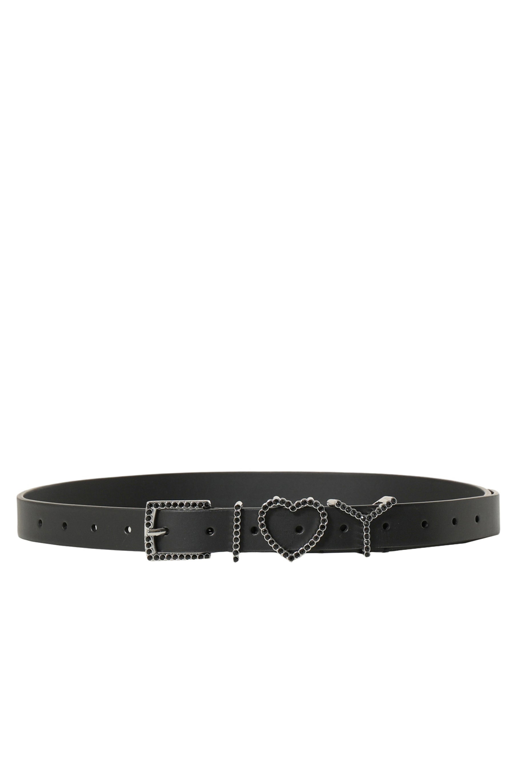 y/project I❤︎U ベルト Y Heart Belt 25mm ワイ プロジェクト - Y/PROJECT | Y Heart Belt 25mm-Black-Fの