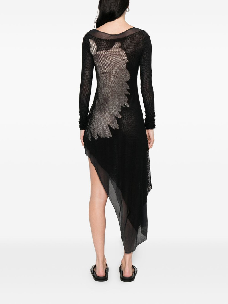 long-sleeved midi dress 4
