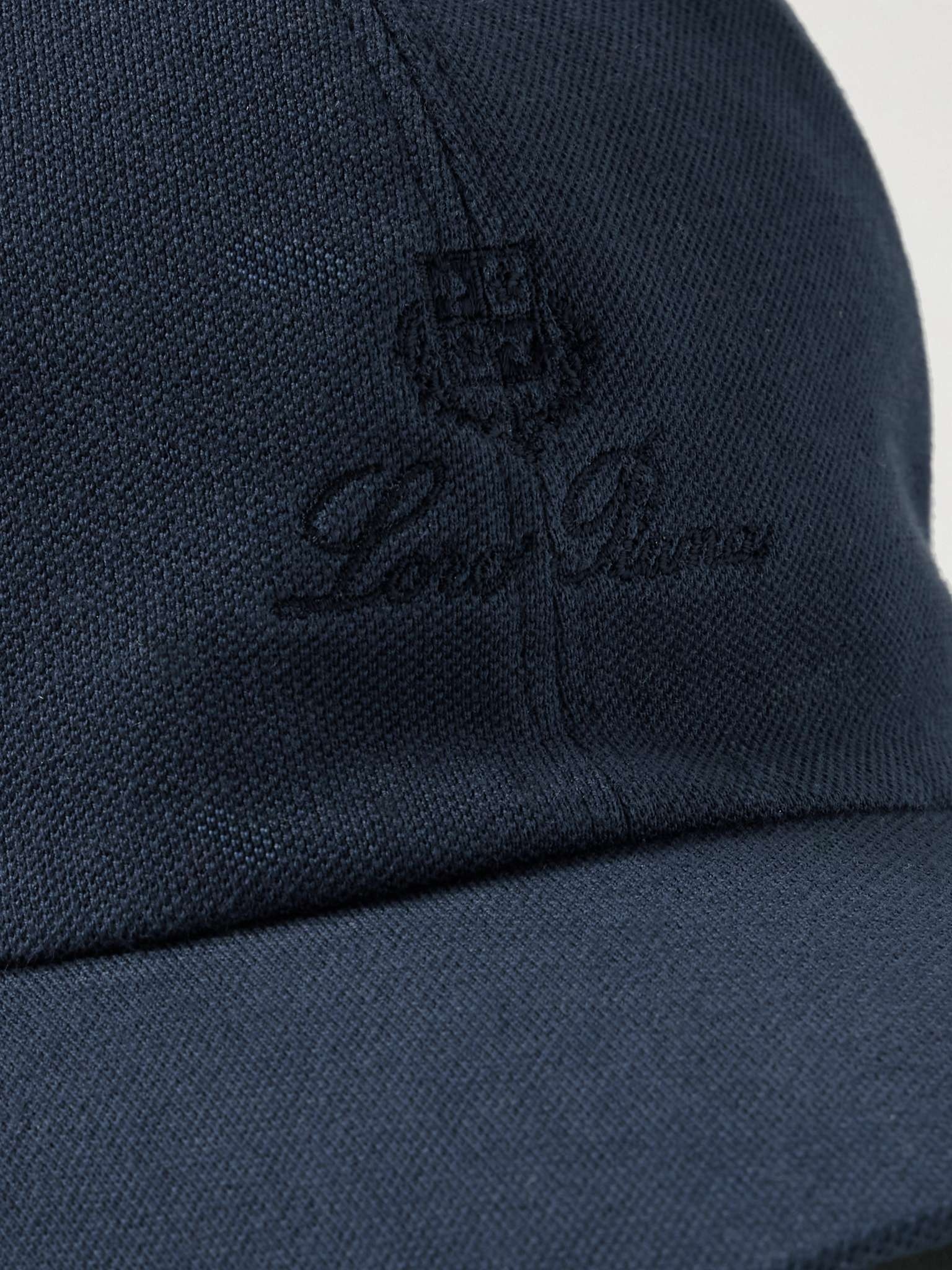Logo-Embroidered Cotton-Piqué Baseball Cap - 4